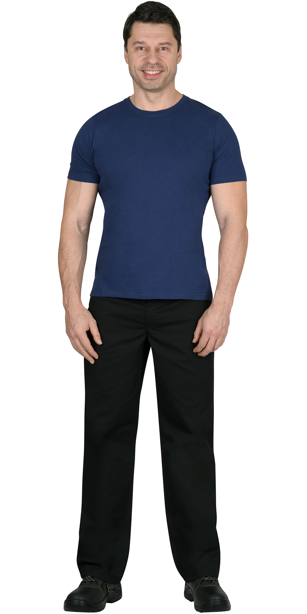 07318 Футболка темно-синяя 160г/м2