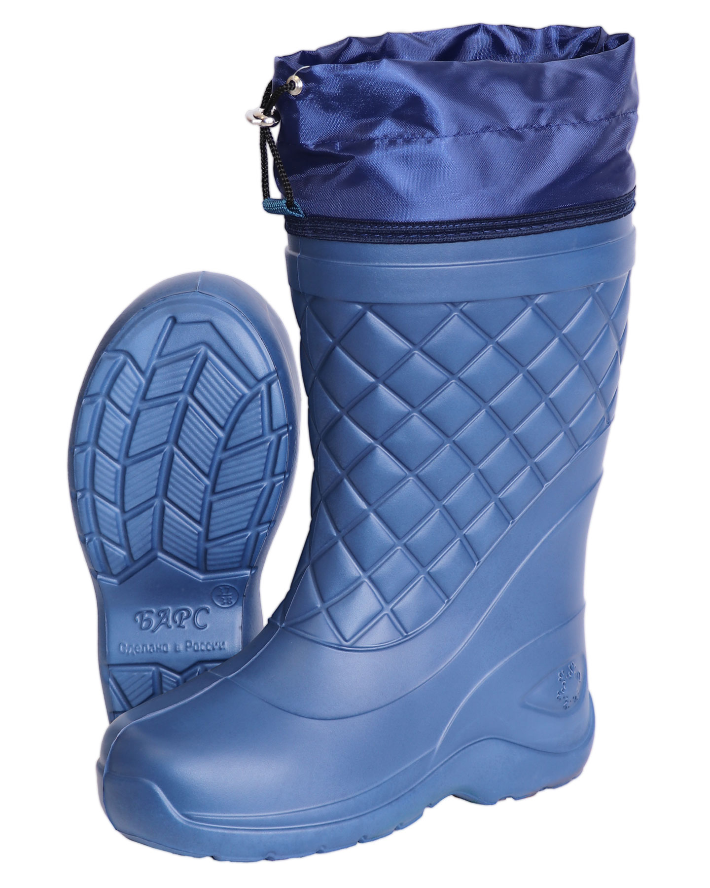 104648 Сапоги ЭВА женские (С-051) морозостойкие (-50С), МБС КЩС, с манжетой, цв. Синий