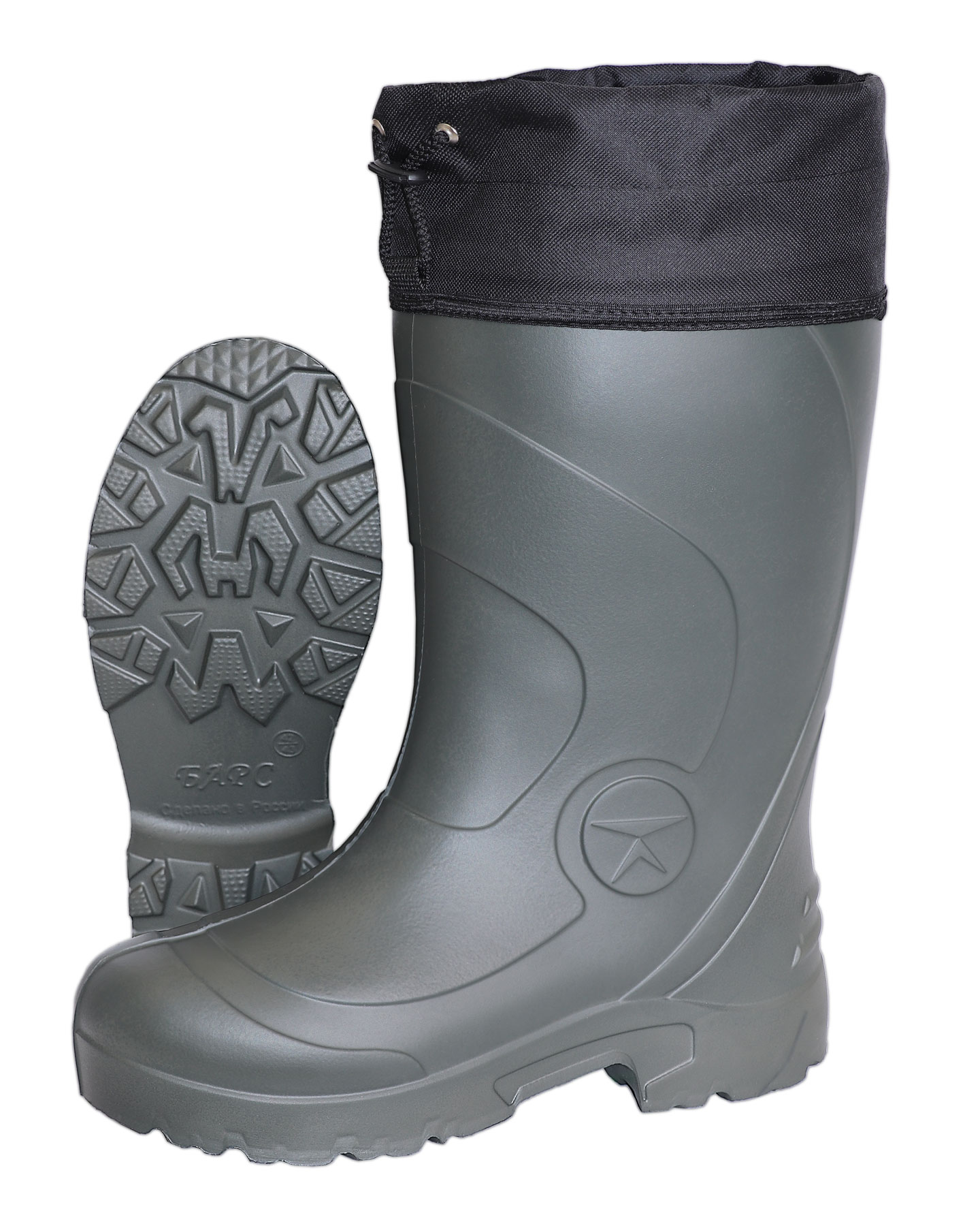 110648 Сапоги ЭВА мужские (С-031) морозостойкие (-50С), МБС КЩС, с манжетой, цв. Оливковый