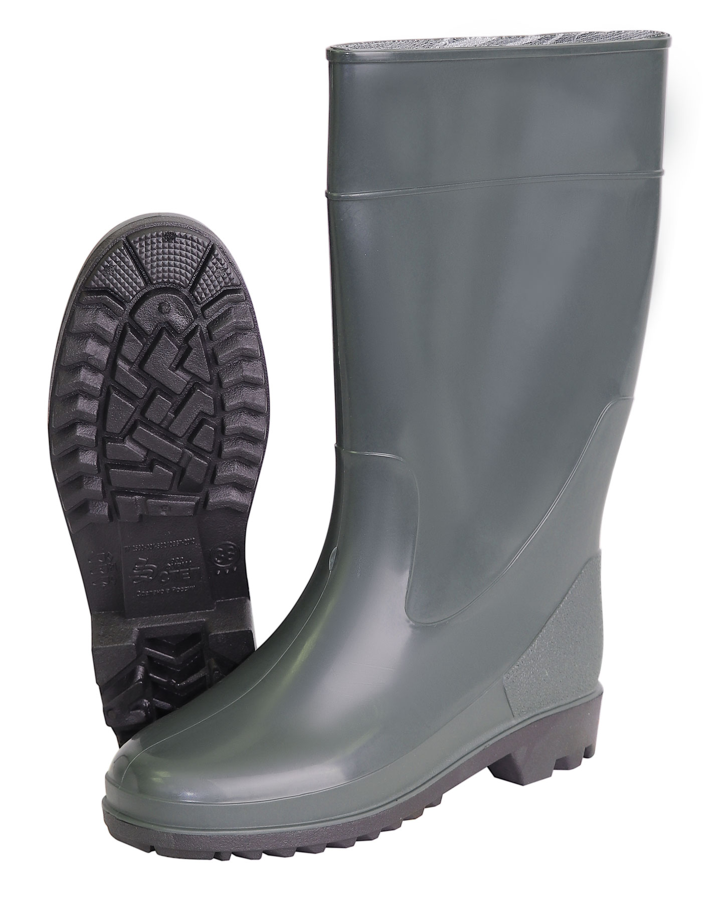 00956 Сапоги ПВХ  женские, высота 34 см