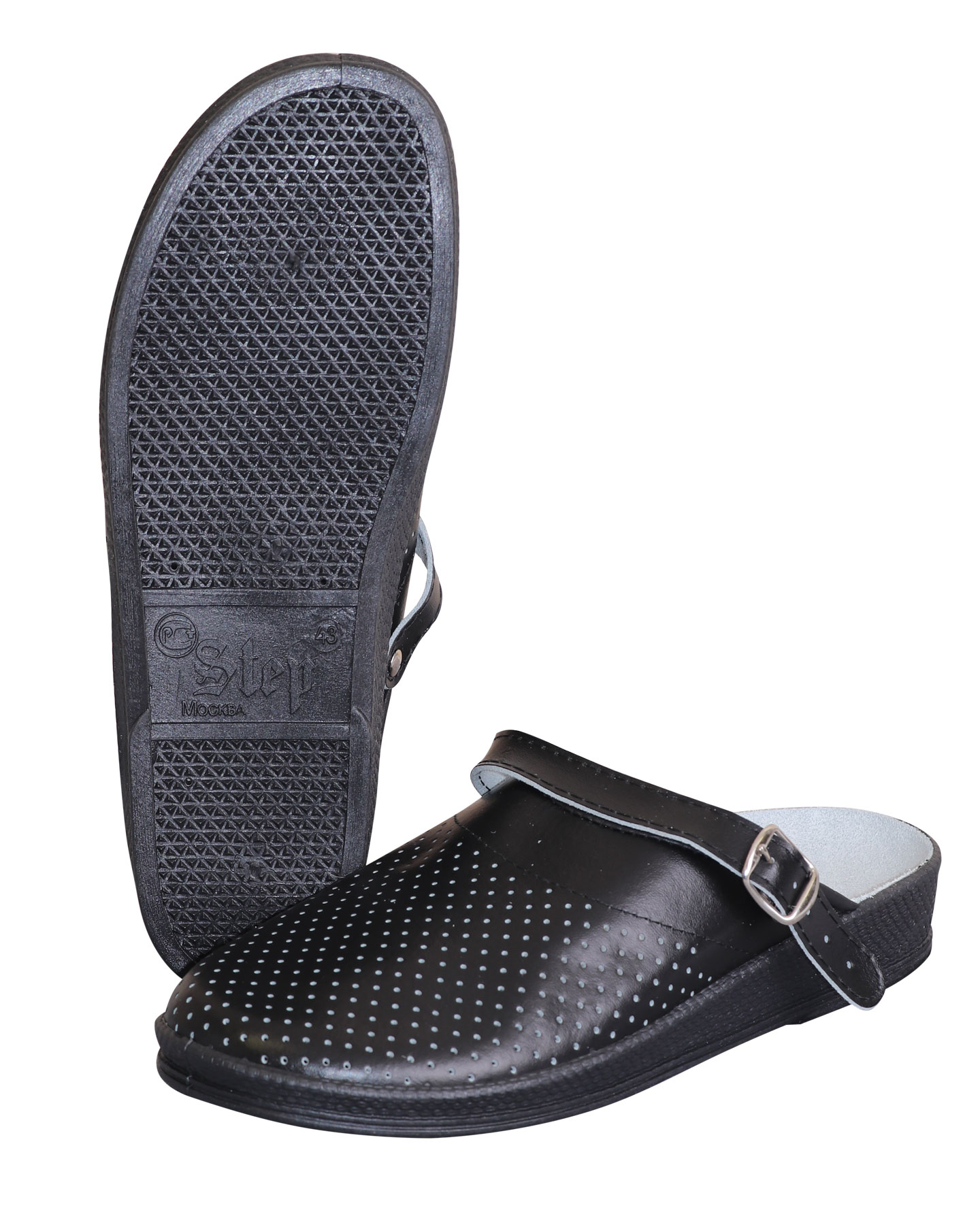 03210 Сабо мужские чёрные