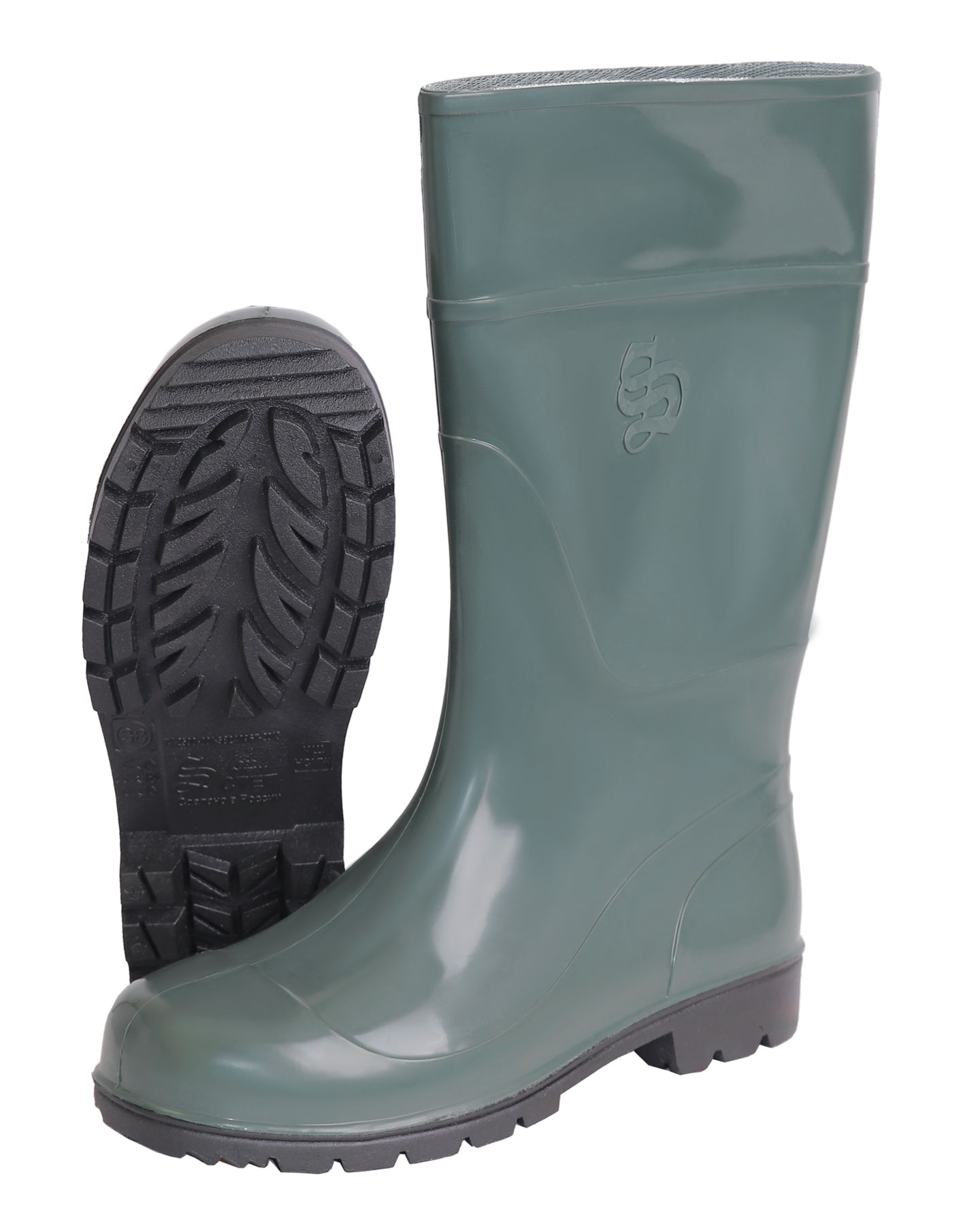 04729 Сапоги ПВХ НМС КЩС с металлоподноском, женские, высота 34 см