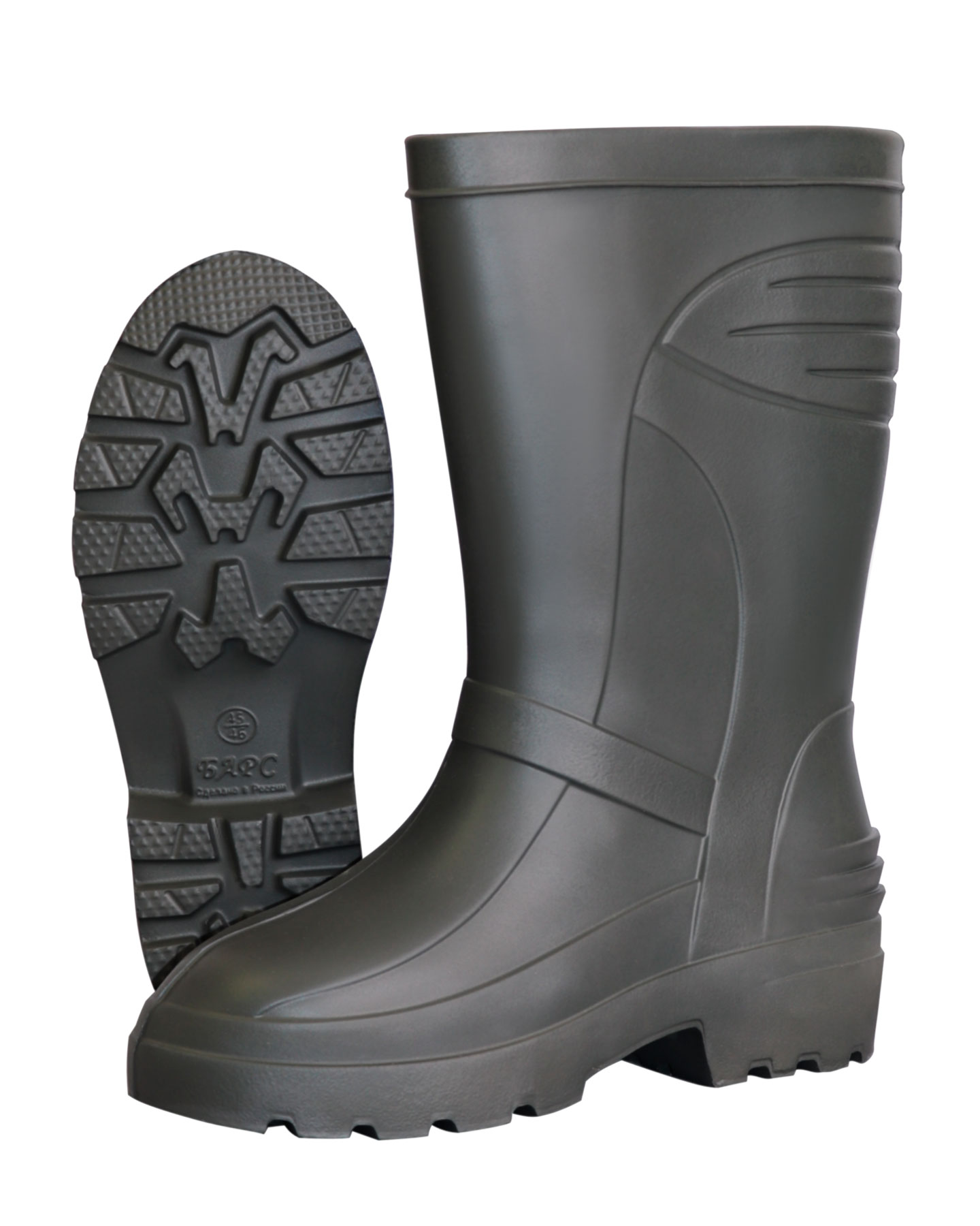 113410 Сапоги ЭВА мужские цв. оливковый