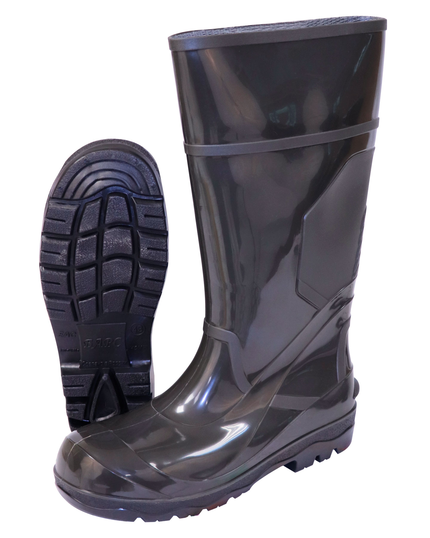 121439 Сапоги ПВХ НМС КЩС с поликарбонатным подноском, высота 40 см