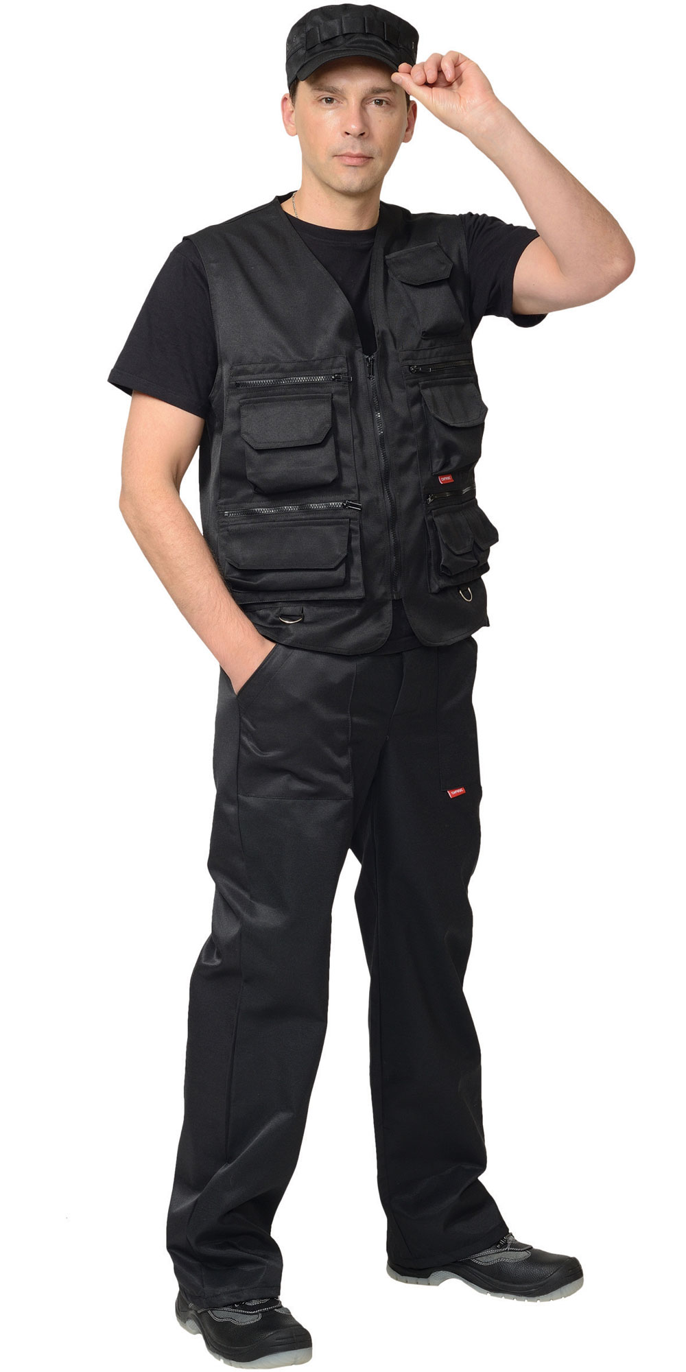 06406 Жилет разгрузочный универсальный черный (ЧЗ)