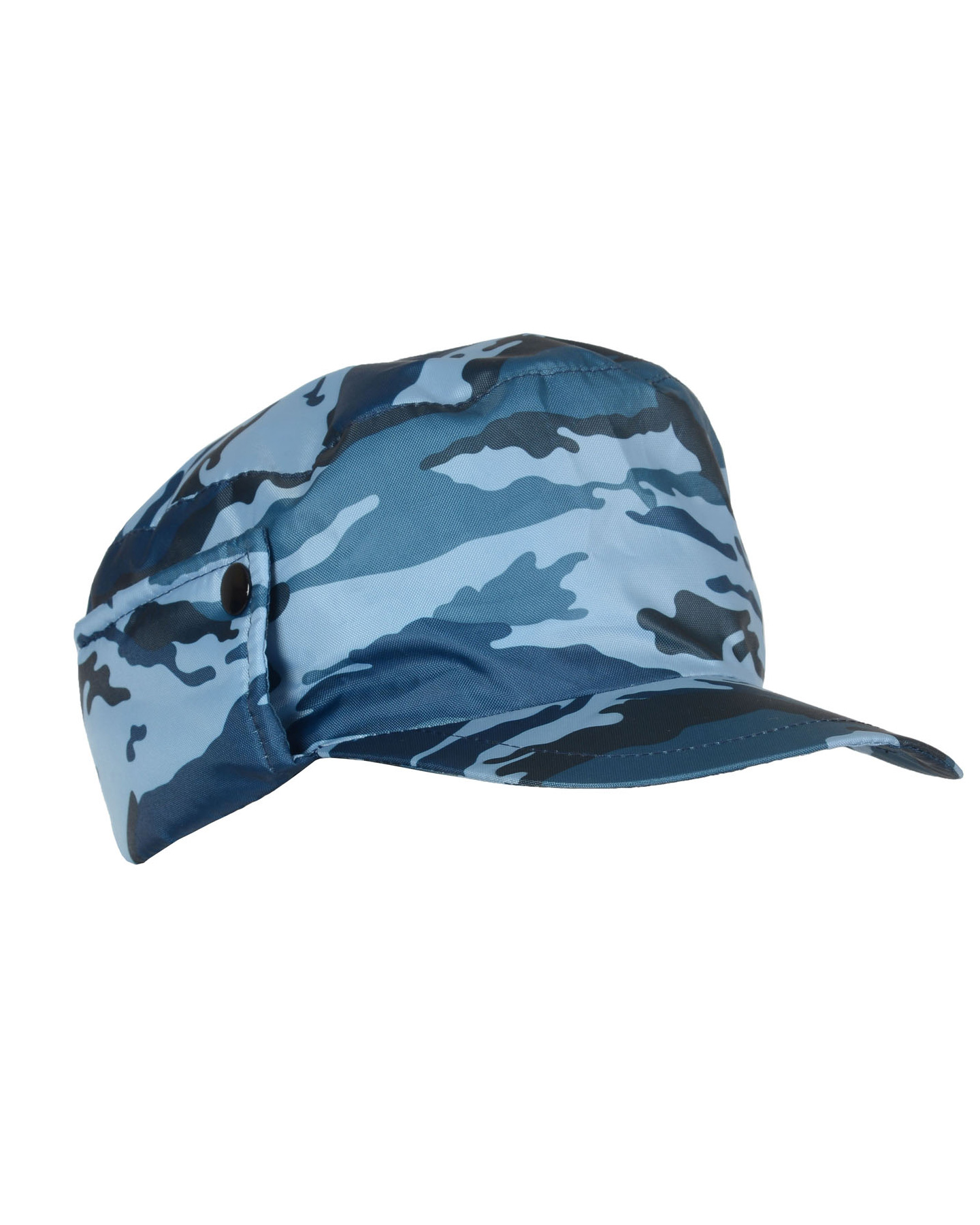 04266 Кепи охранника утеплённое КМФ серый вихрь (ЧЗ)