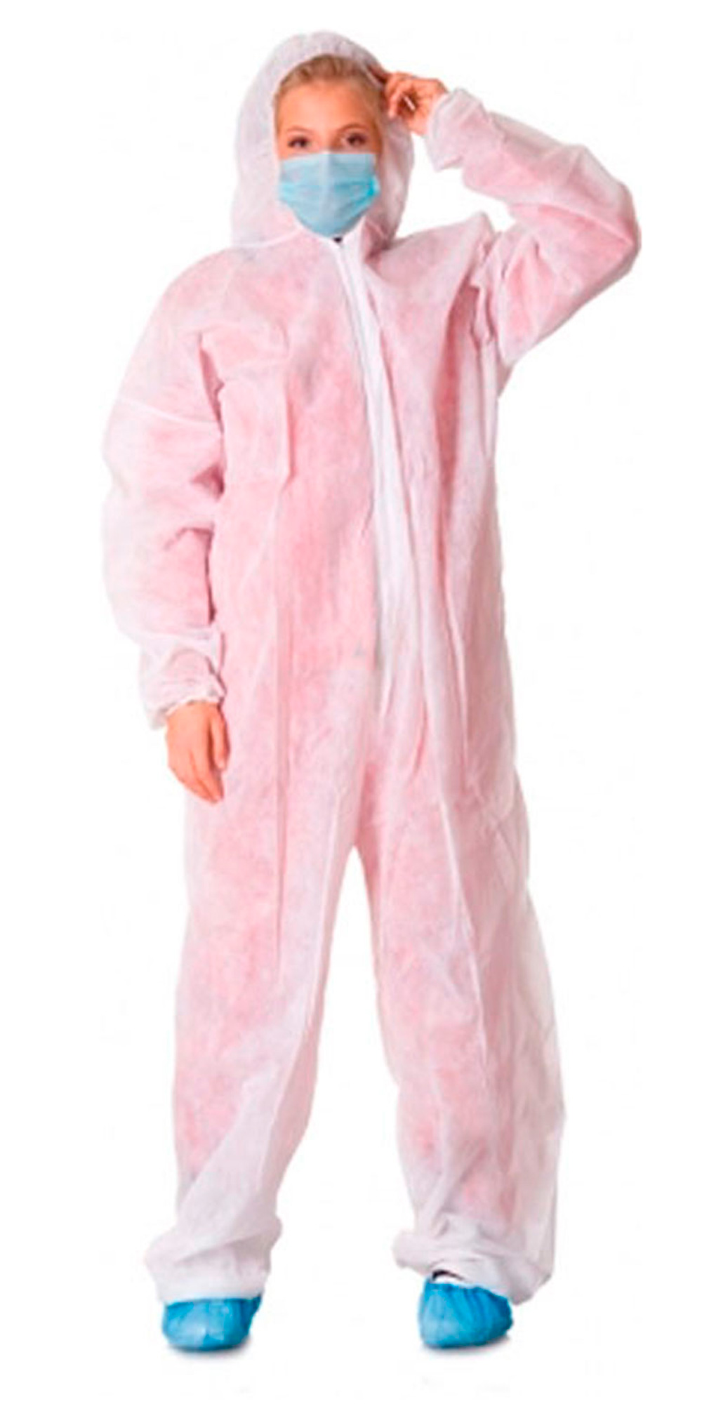 00684 Комбинезон одноразовый спанбонд 30 гр/м2 белый (ЧЗ)