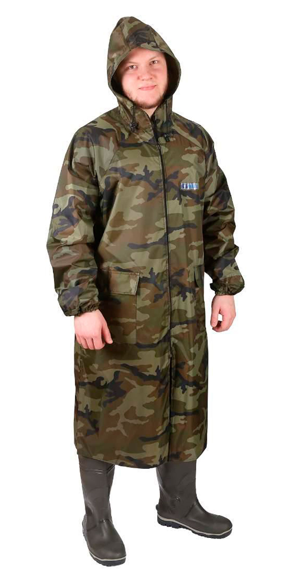 127227 Плащ влагозащитный Hunter WPL (225 гр./м2) КМФ (ЧЗ)