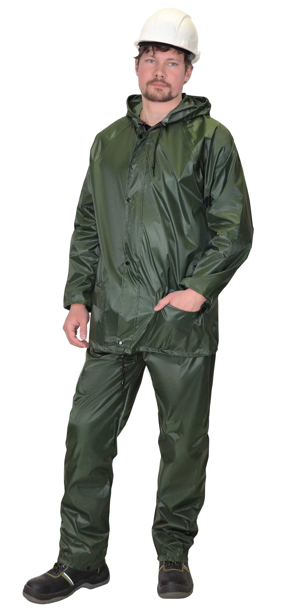 136262 Костюм влагозащитный SIRIUS Стандарт (210 гр/м2) зеленый (ЧЗ)